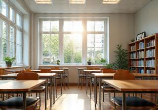 Bright, friendly Oxford classroom